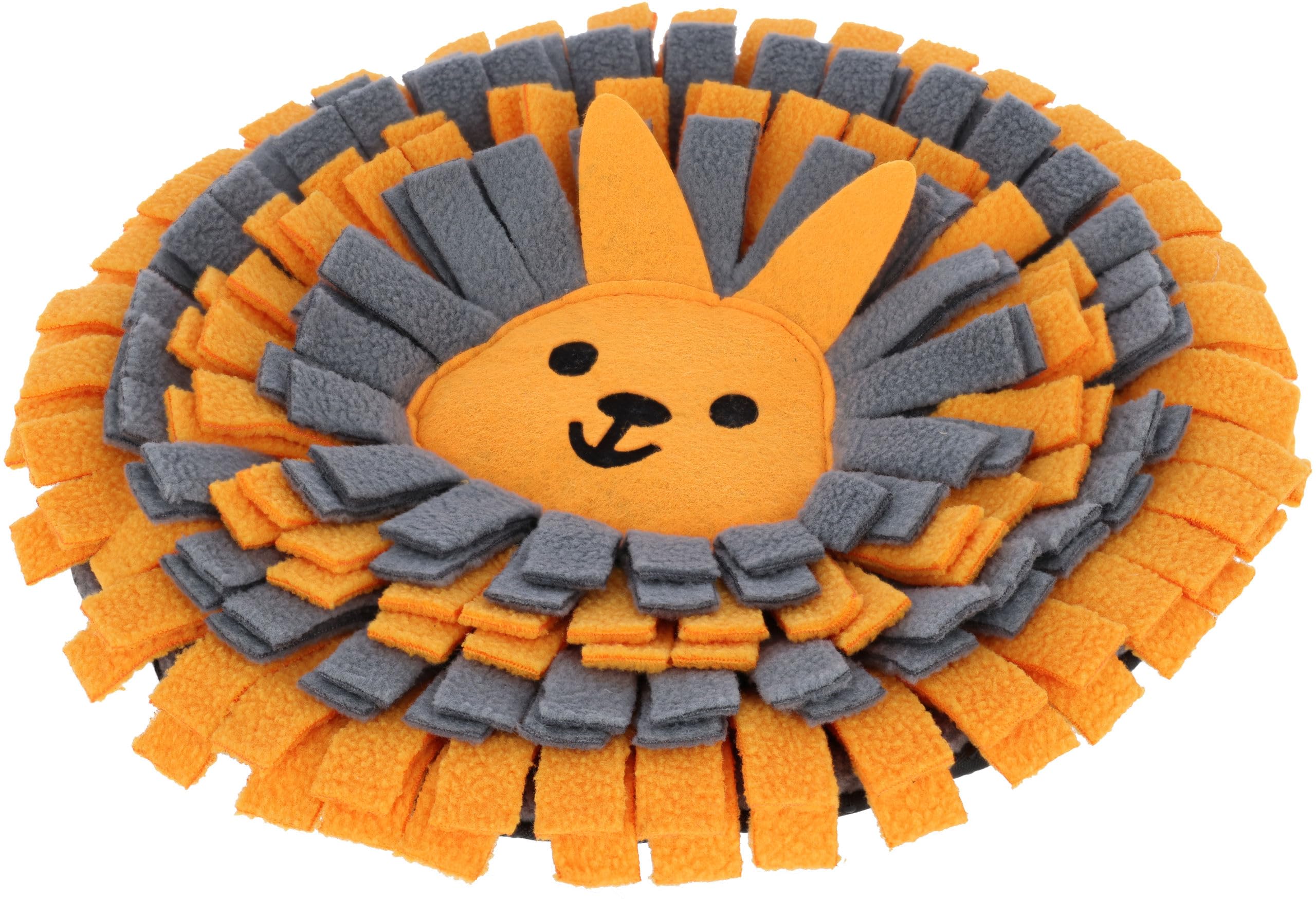 kerbl-pet-schn-ffelteppich-f-r-kaninchen-orange-grau-25-cm-faltbarer-snufflemat image 1