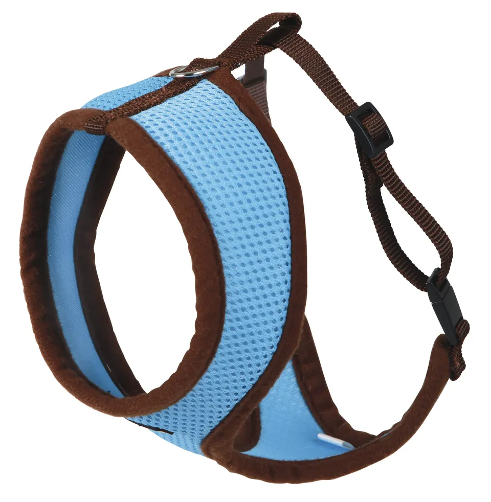 kerbl-katzengeschirr-active-blau-mesh-geschirr-mit-klickverschluss-inkl-leine-12 image 1