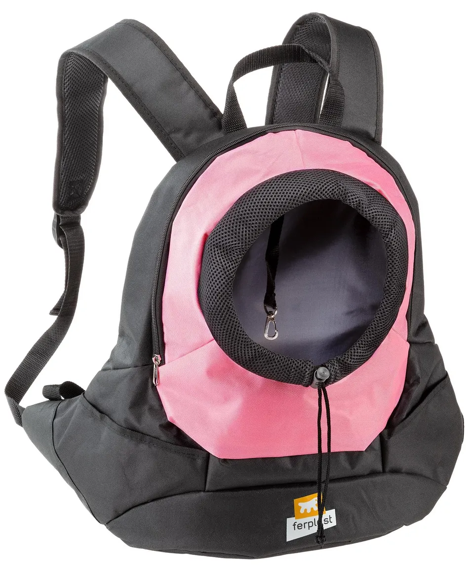 ferplast-kangoo-hunde-und-katzentragerrucksack-rosa-41-5-x-20-x-43-cm-bis-8-kg image 1