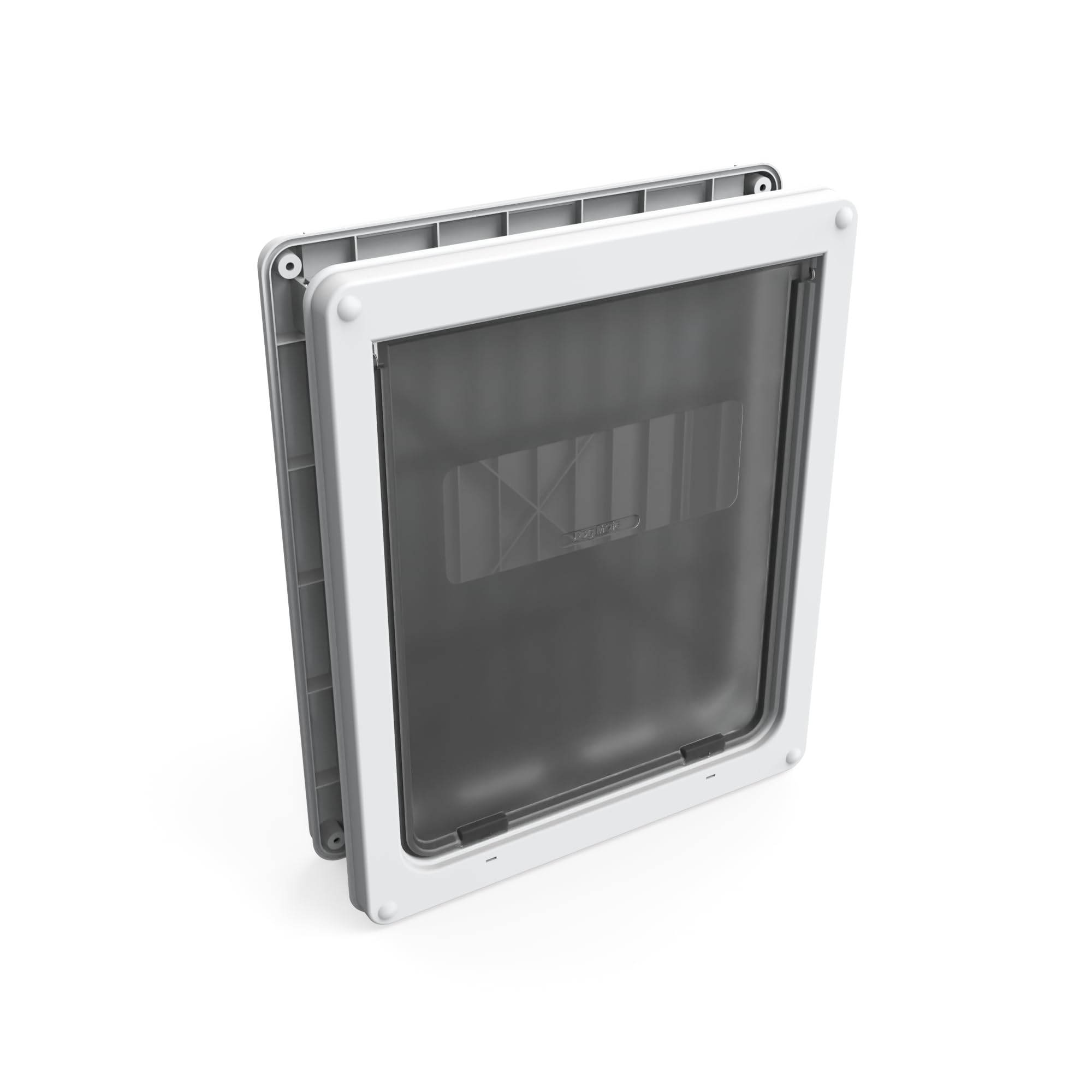 kerbl-dog-mate-216-verriegelbare-hundeklappe-f-r-gro-e-hunde-wei image 1