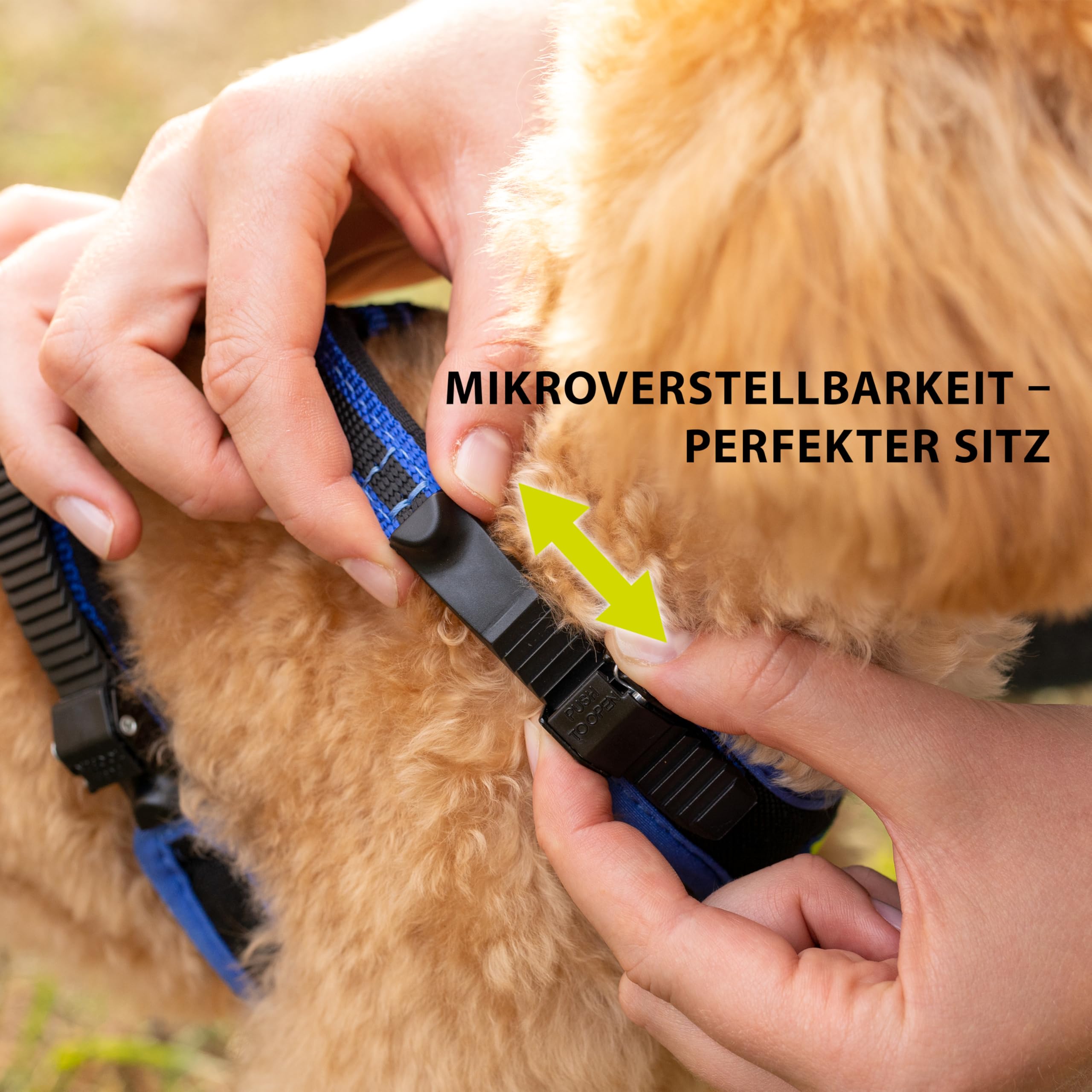 ferplast-hundegeschirr-ergocomfort-xs-blau-verstellbar-f-r-kleine-hunde-bis-15-k image 4