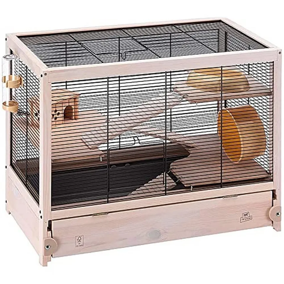 ferplast-hamsterville-hamsterk-fig-holz-fsc-60-x-34-x-h-49-cm-mit-zubeh-r image 1