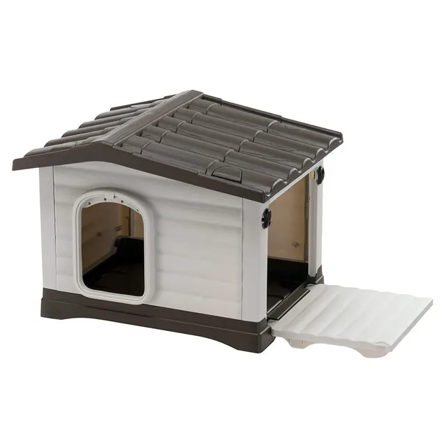 ferplast-dogvilla-60-hundeh-tte-outdoor-aus-recycling-kunststoff-58-x-48-x-h-44- image 1