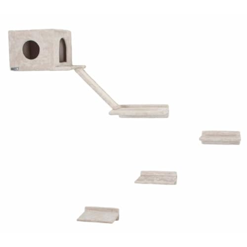 kerbl-kletterwand-montblanc-katzen-kletterwand-6-teilig-beige-bis-10-kg image 5