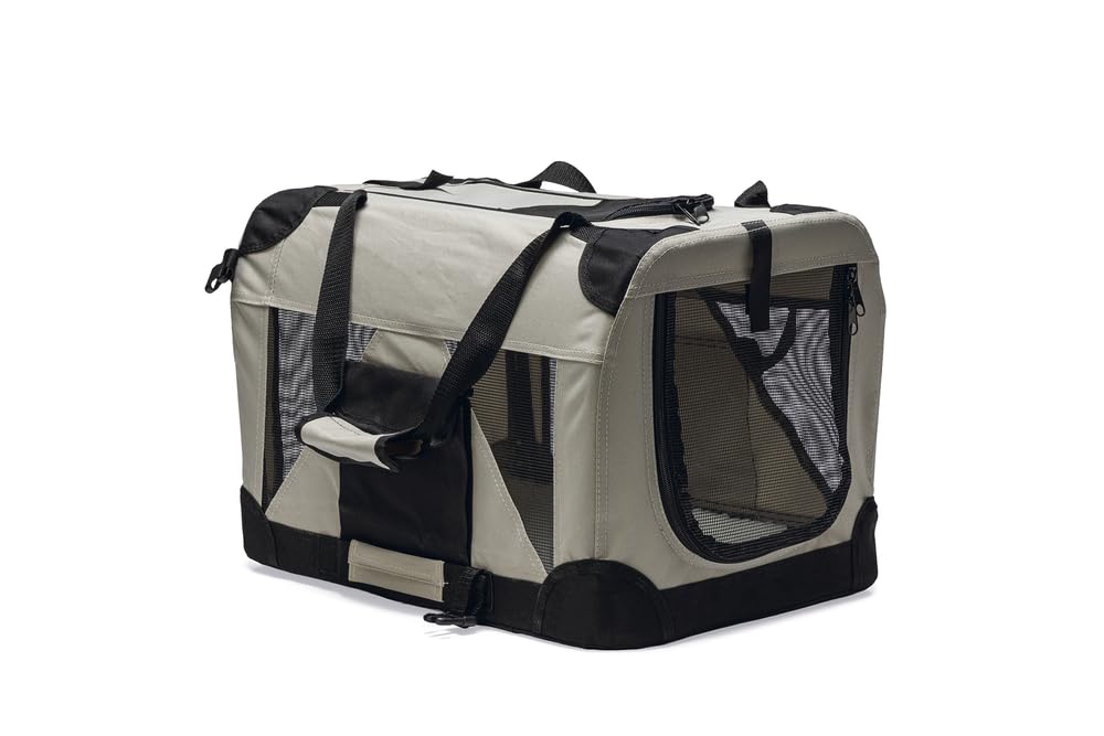 karlie-fun-transportbox-nylon-grau-47x35x35-cm image 2