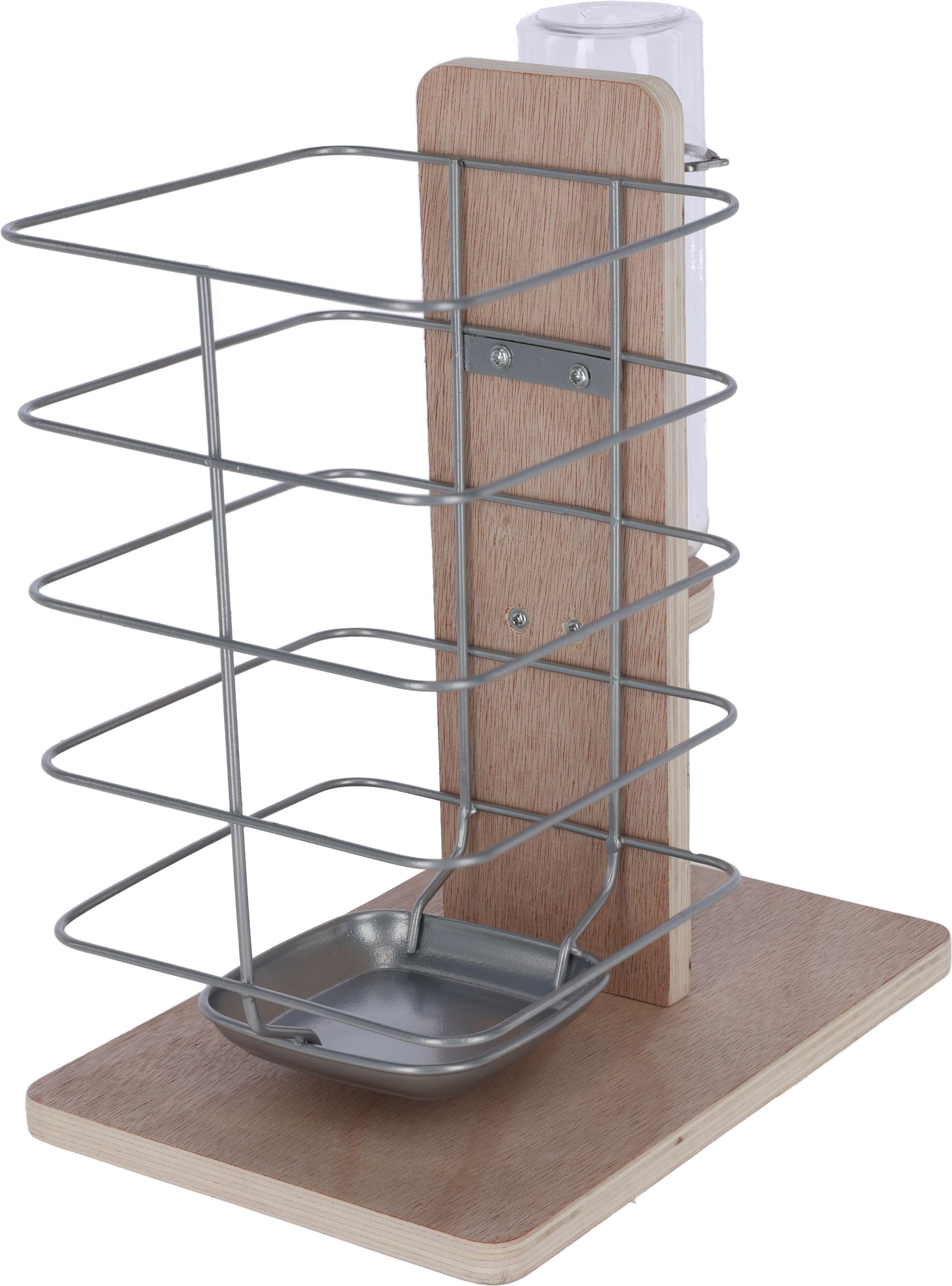 kerbl-pet-trink-und-fressstation-22-5x15-5x27-cm-holz-natur image 2
