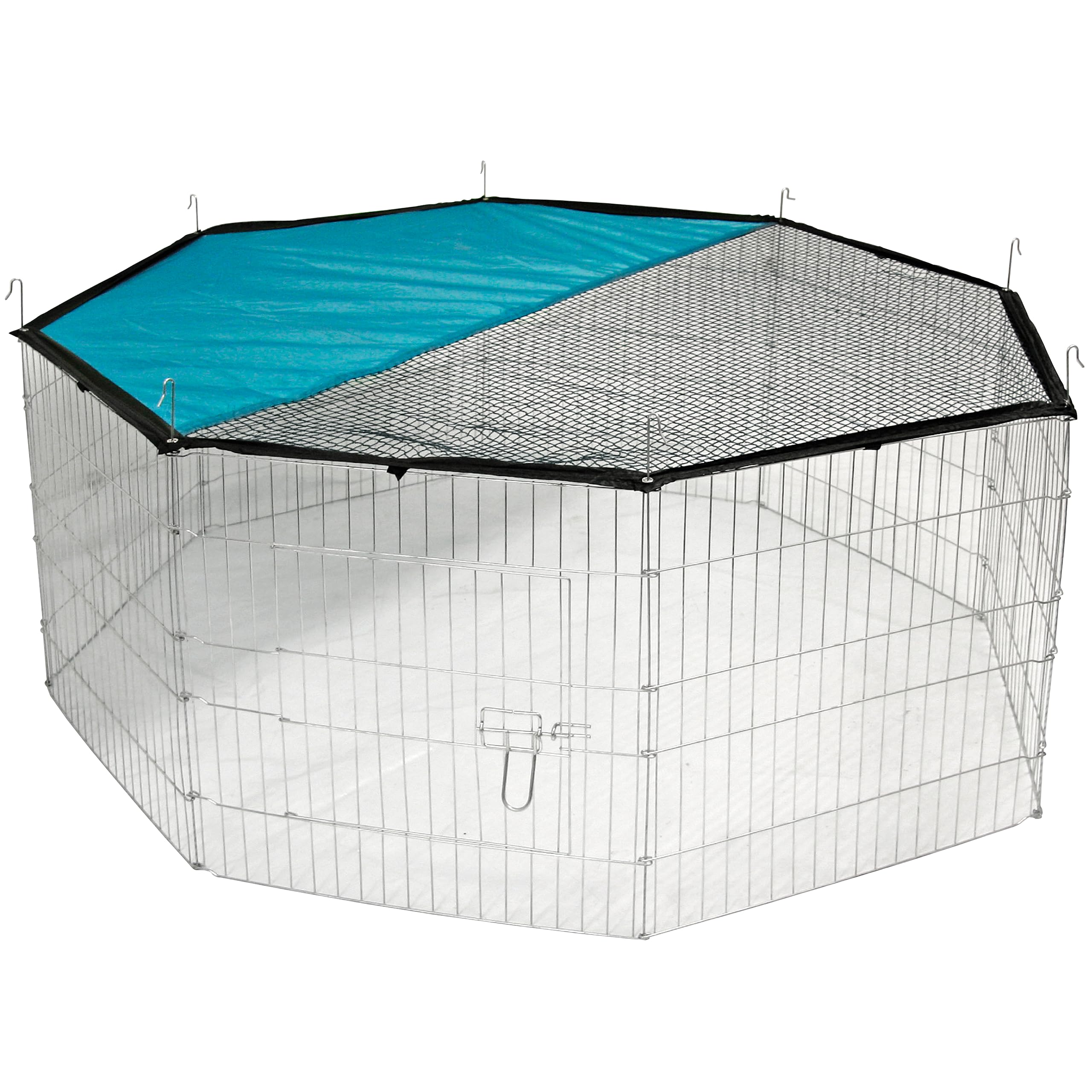 kerbl-pet-sonnenschutz-abdecknetz-f-r-freigehege-8-elemente-143-cm image 4
