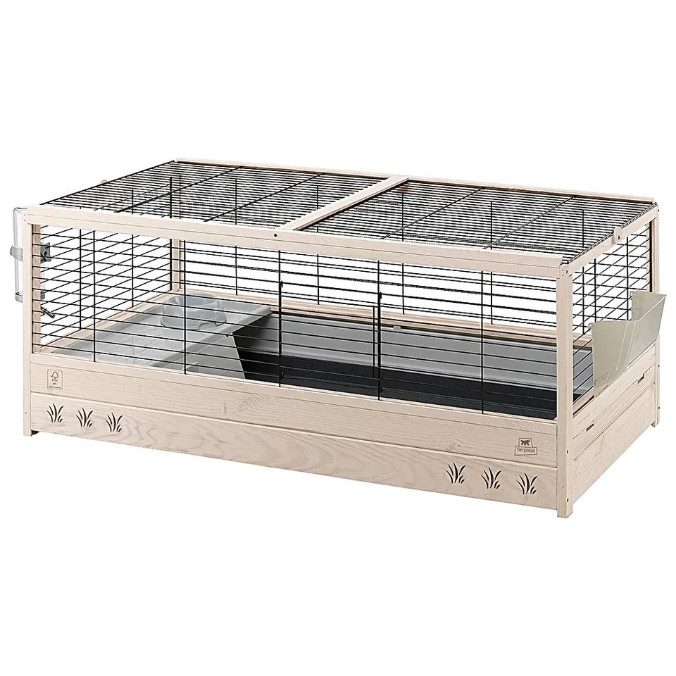 ferplast-arena-120-kaninchenk-fig-aus-fsc-holz-100-x-63-x-h-51-cm-inkl-zubeh-r image 1