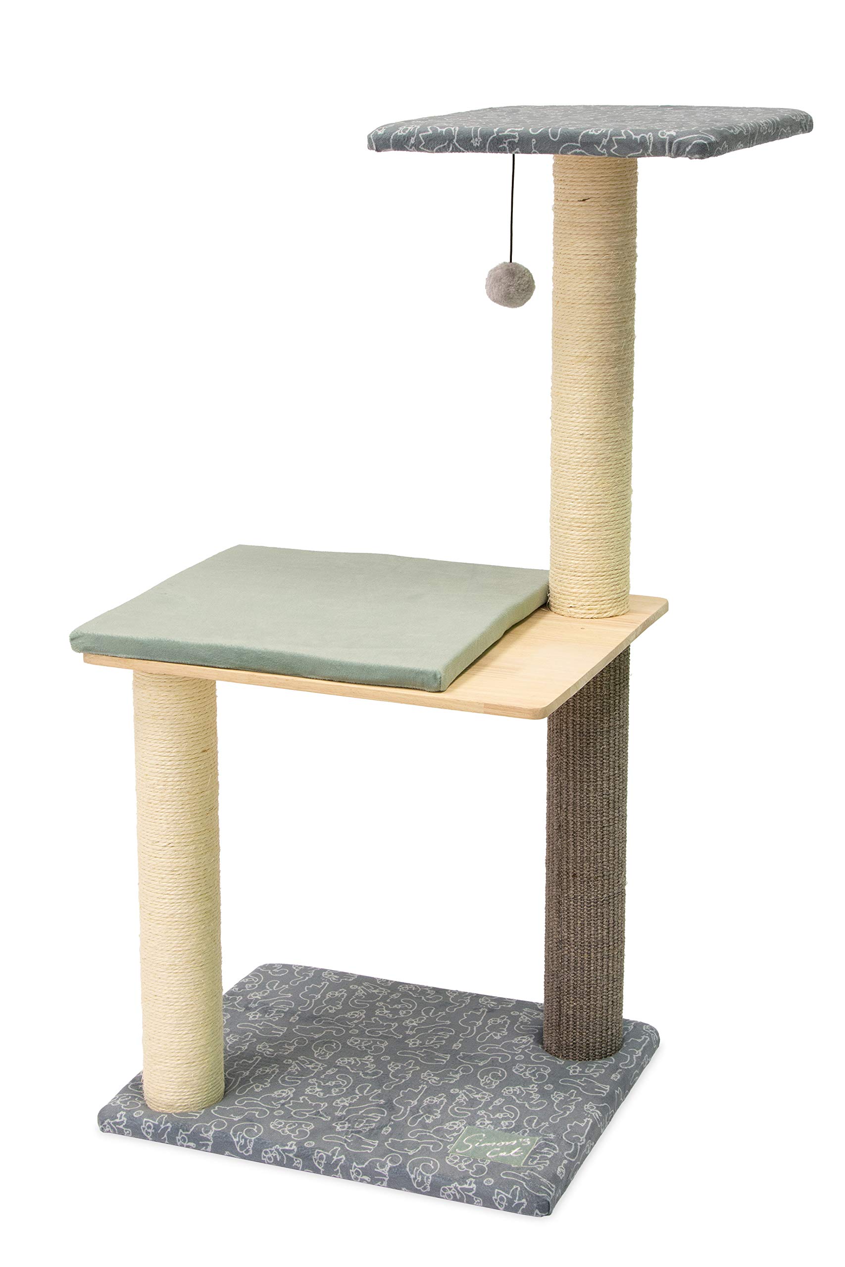 karlie-simon-s-cat-kratzpfosten-40-x-40-x-60-cm-mit-spielball image 6