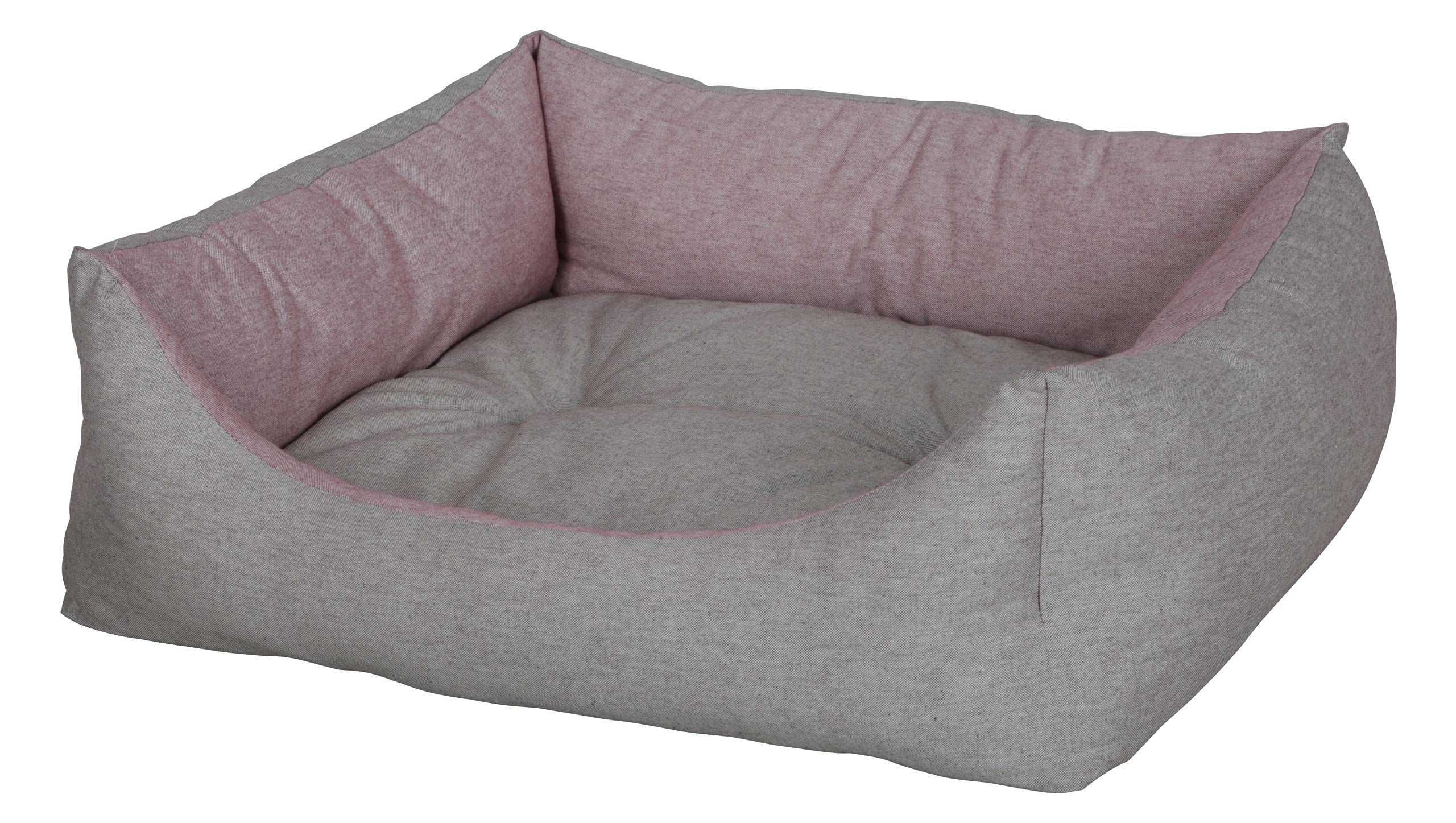 kerbl-pet-kuschelbett-golden-45x60x21-cm-rot-braun image 6