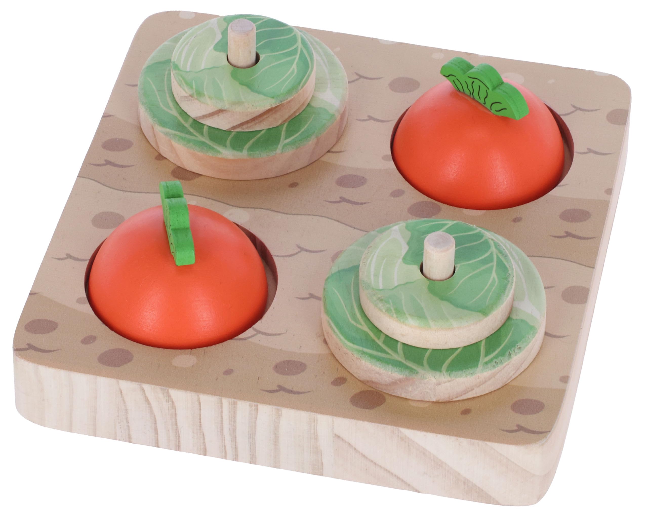 kerbl-pet-denk-und-lernspielzeug-veggie-15x15x6-cm-kaninchenspielzeug-aus-holz image 1