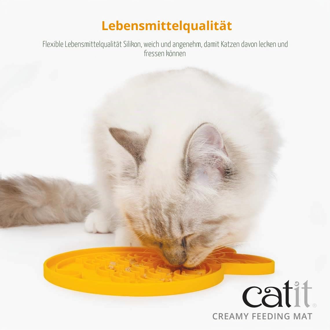 catit-creamy-leckerli-futtermatte-f-r-katzen-silikonmatte-in-fischform-20-x-15-5 image 2