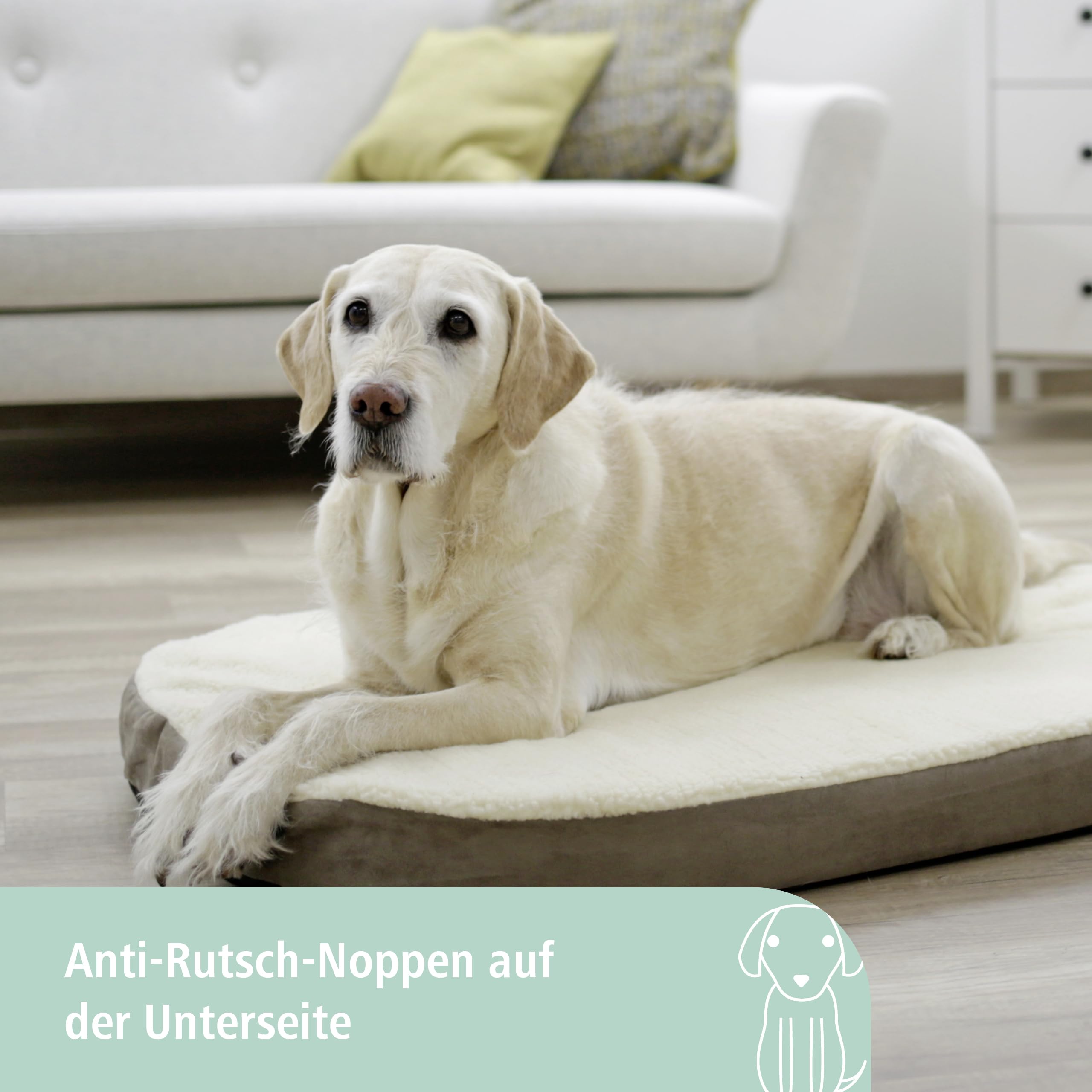 kerbl-pet-matratze-memory-foam-orthop-disches-hundebett-72x52x8-cm-taupe-beige image 3