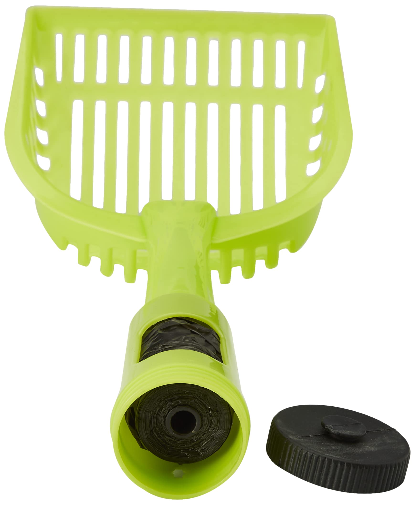 kerbl-pet-kotschaufel-mit-beutelspender-gr-n-28-x-12-5-cm image 3