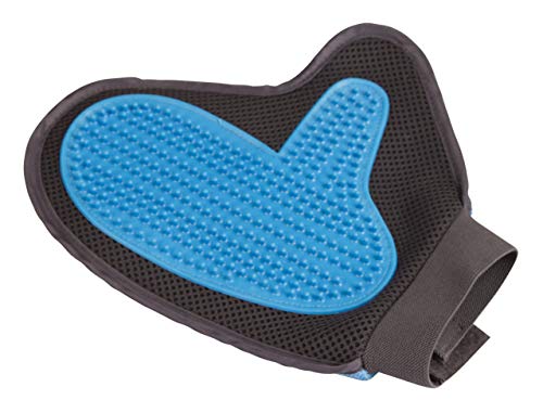 kerbl-pet-fellpflege-fusselhandschuh-23-cm-blau-anthrazit image 4