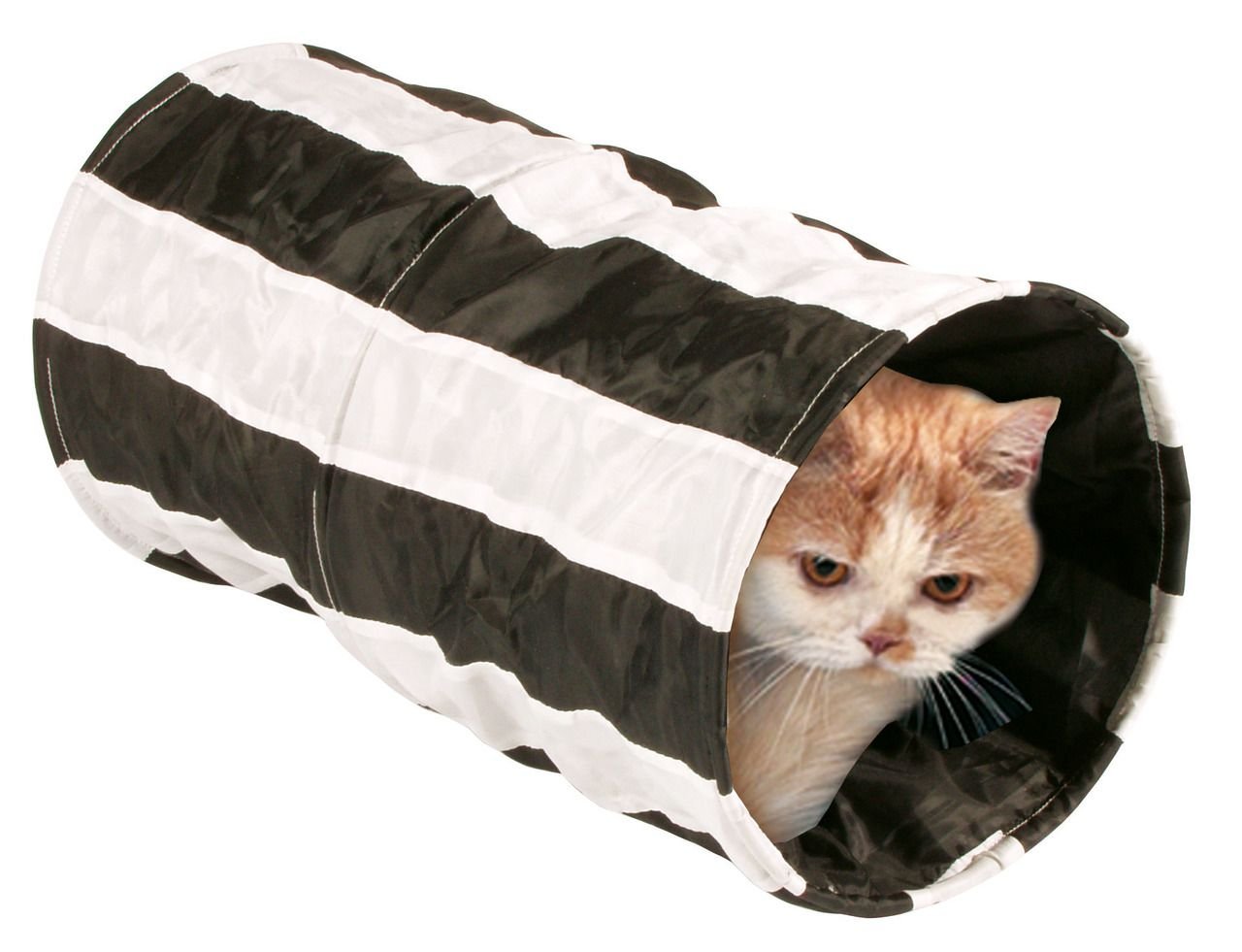 karlie-feline-cruiser-katzentunnel-gestreift-l-50-cm-25-cm-mit-spielball image 5