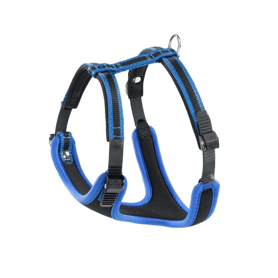 ferplast-hundegeschirr-ergocomfort-xs-blau-verstellbar-f-r-kleine-hunde-bis-15-k image 1
