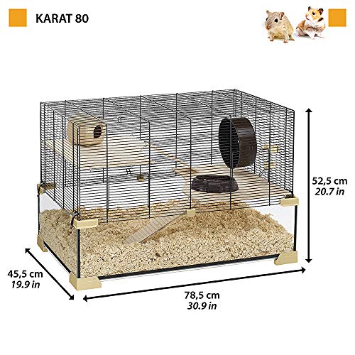 ferplast-karat-80-nagarium-hamster-und-m-useheim-glasbecken image 8