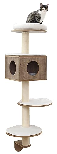kerbl-pet-wandkratzbaum-dinari-45x45x177cm-braun-wei image 8