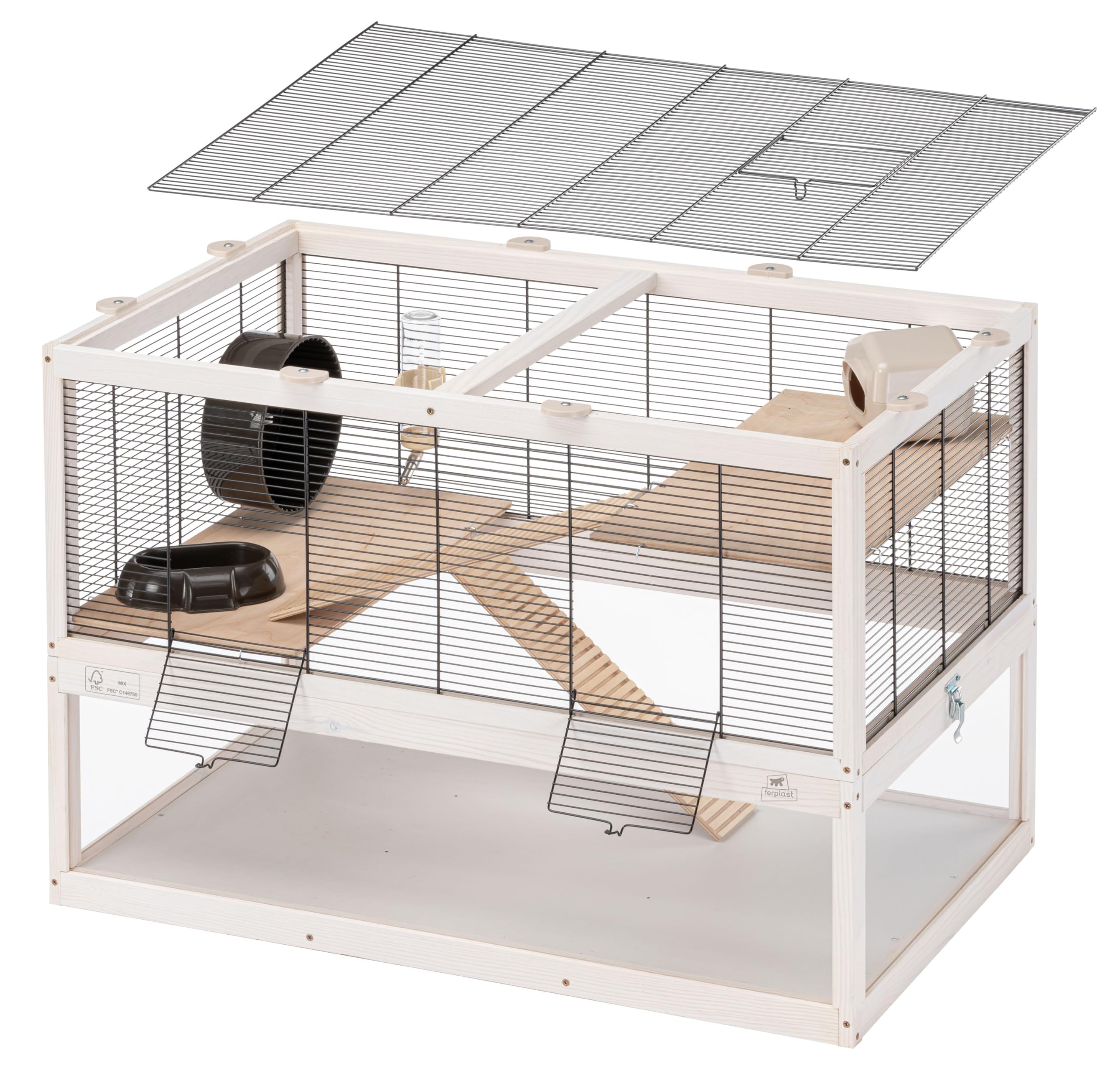 ferplast-domster-hamsterk-fig-holz-80-x-50-x-56-cm-3-ebenen-mit-zubeh-r image 8