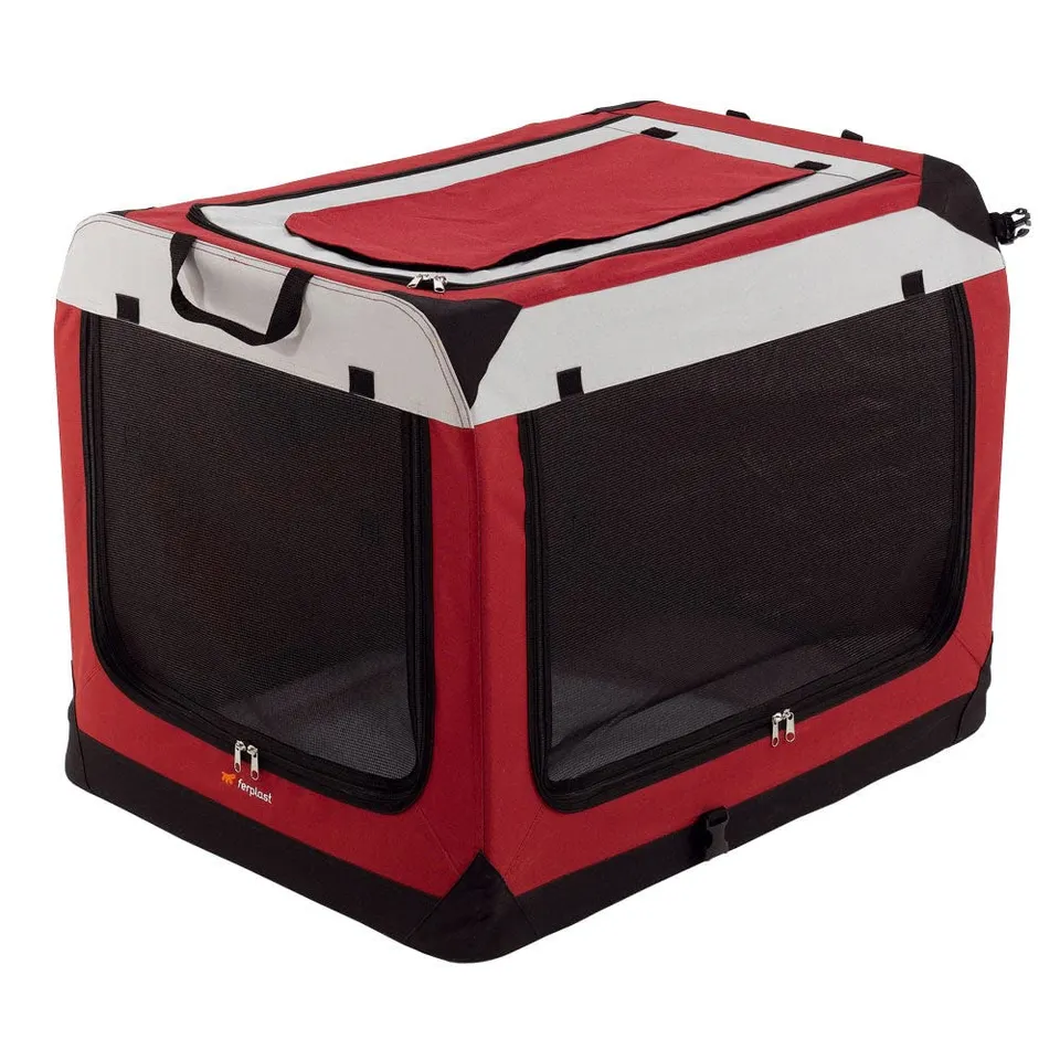 ferplast-holiday-faltbare-hundetransportbox-xl-81-x-58-x-h-58-cm image 1