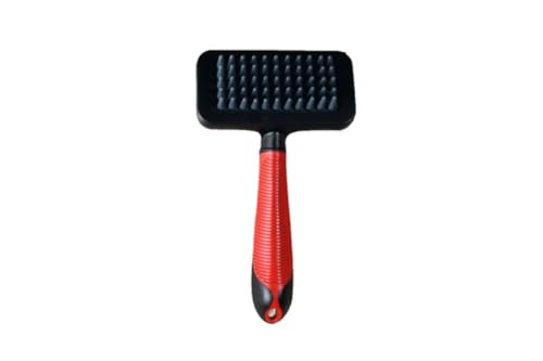 karlie-massageb-rste-hundeb-rste-gummi-rot-schwarz-18x10x4-5-cm image 2