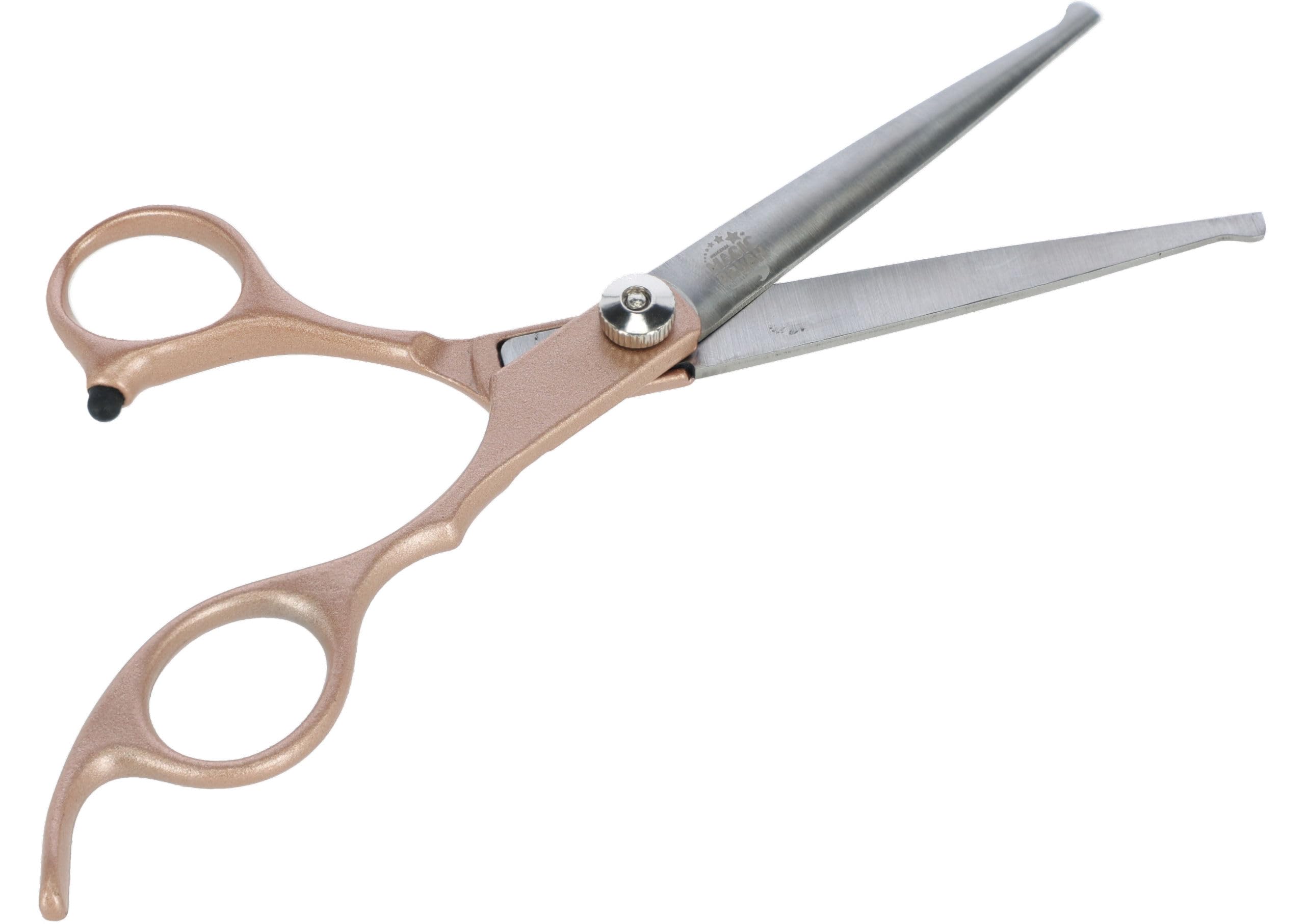 magicbrush-grooming-schere-f-r-hunde-und-katzen-golden-gerade-klinge image 2