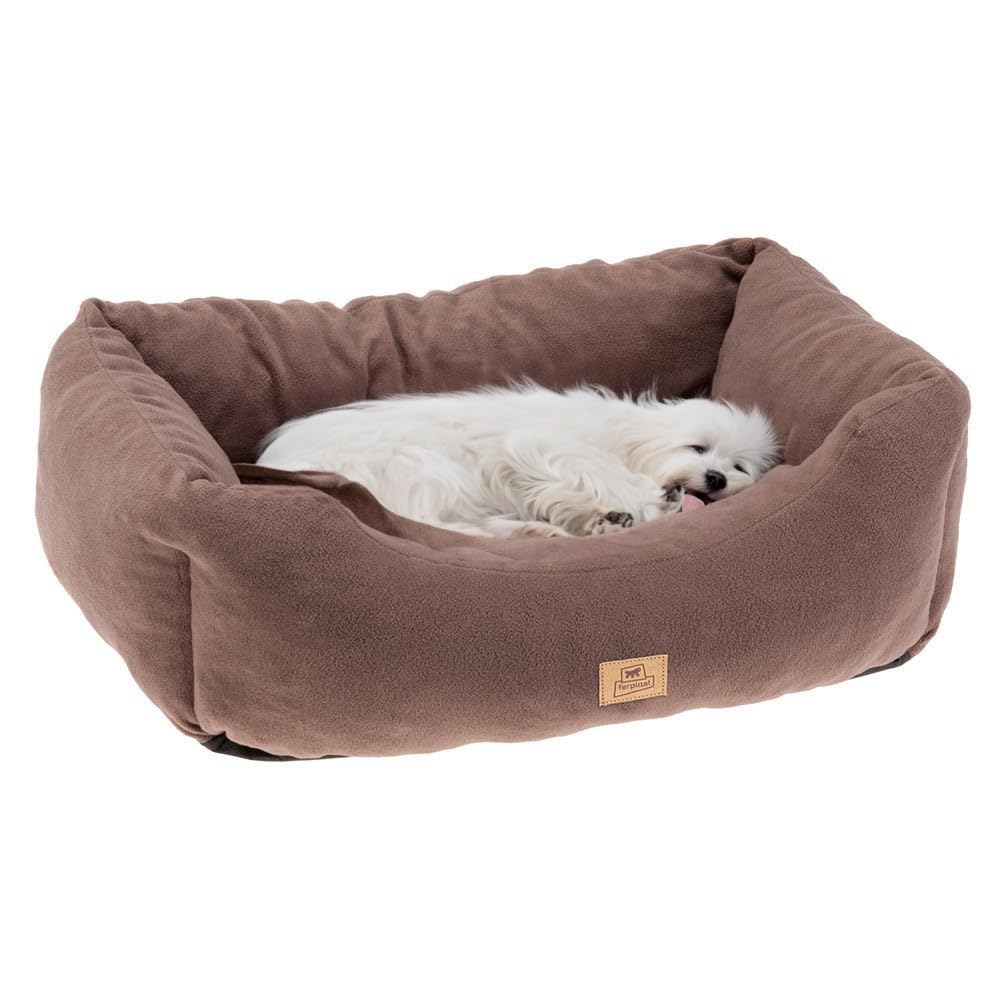 ferplast-coccolo-50-hundesofa-katzenbett-microfleece-grau-55x45xh20-cm image 3