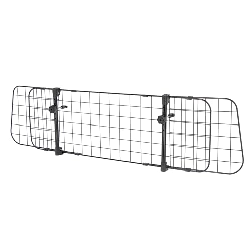 kerbl-pet-autoschutzgitter-metall-trenngitter-schwarz-30-cm-hoch-96-145-cm image 8