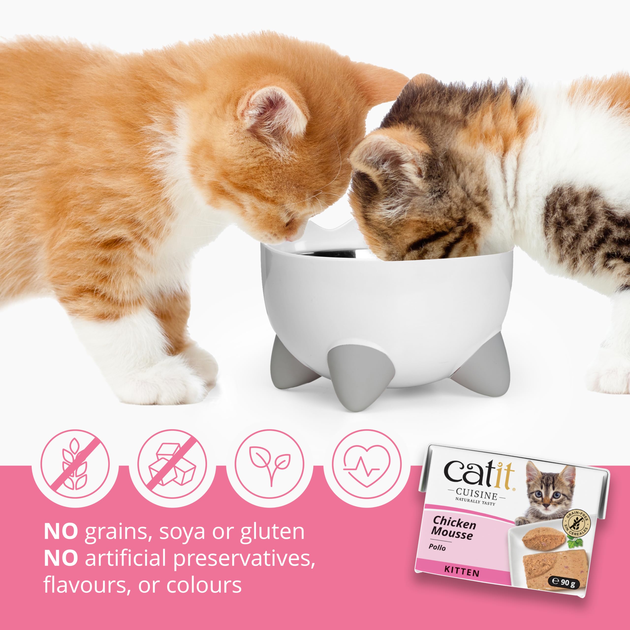 catit-cuisine-kitten-mousse-huhn-90-g-5er-pack-getreidefrei image 3