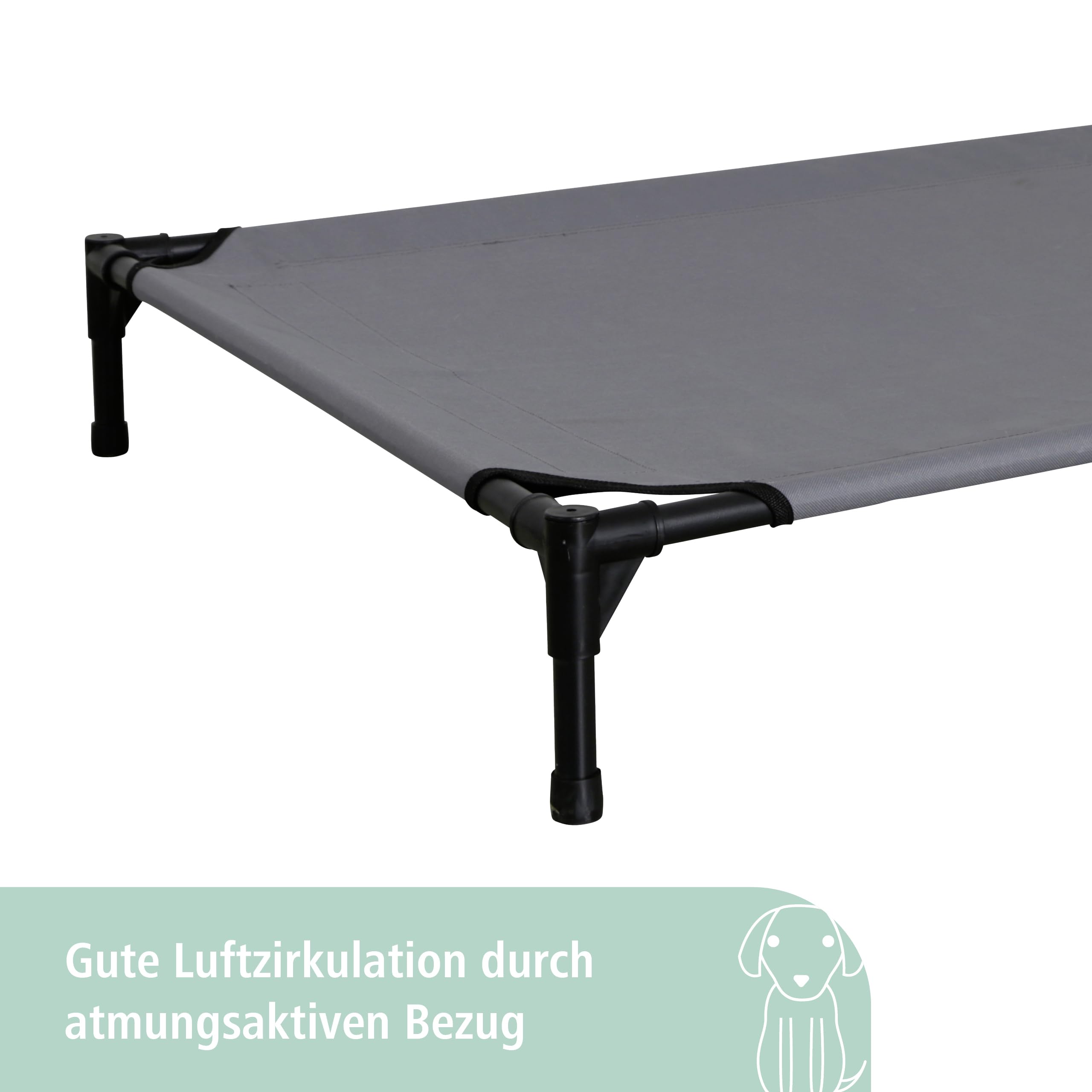 kerbl-pet-hundeliege-vacation-top-mit-dach-grau-105-x-86-x-75-cm image 3