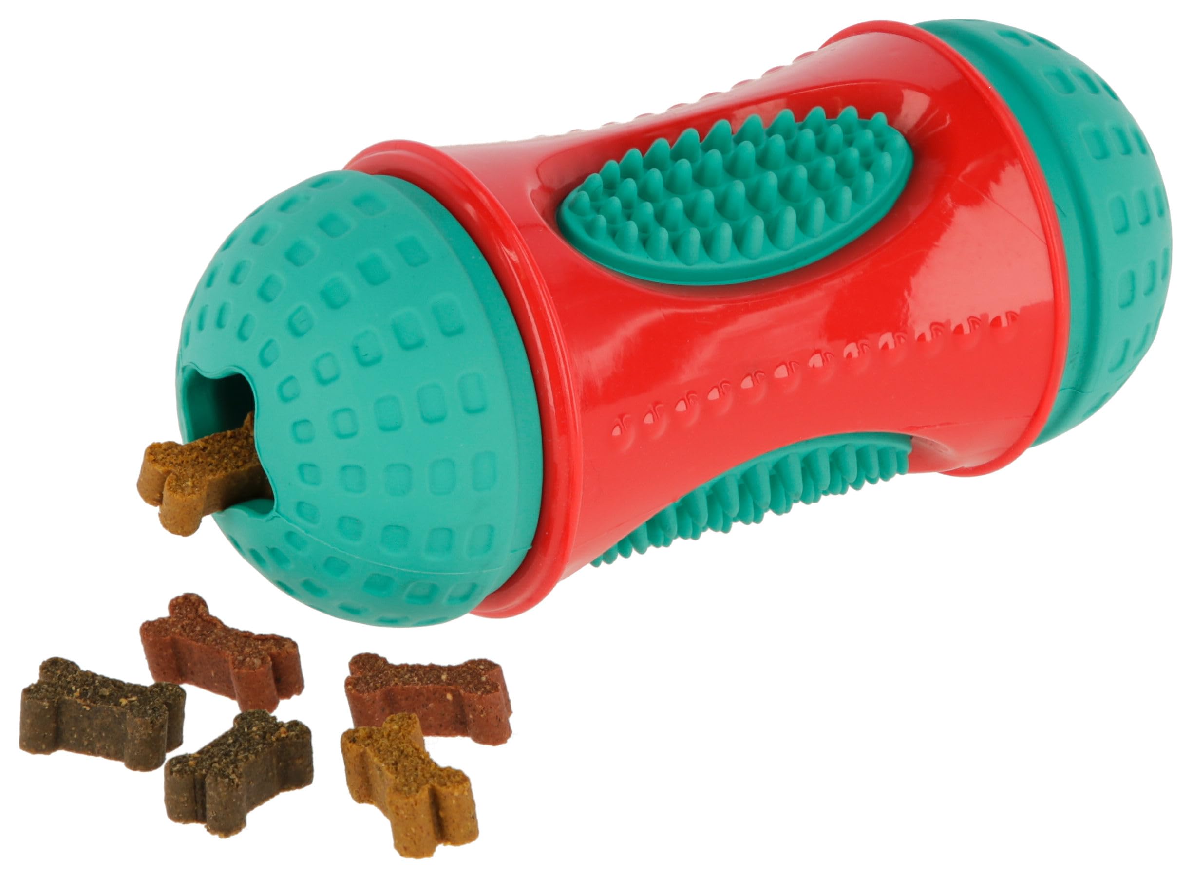 kerbl-pet-rolle-toyfastic-bef-llbar-rot-t-rkis-13-x-6-cm image 2