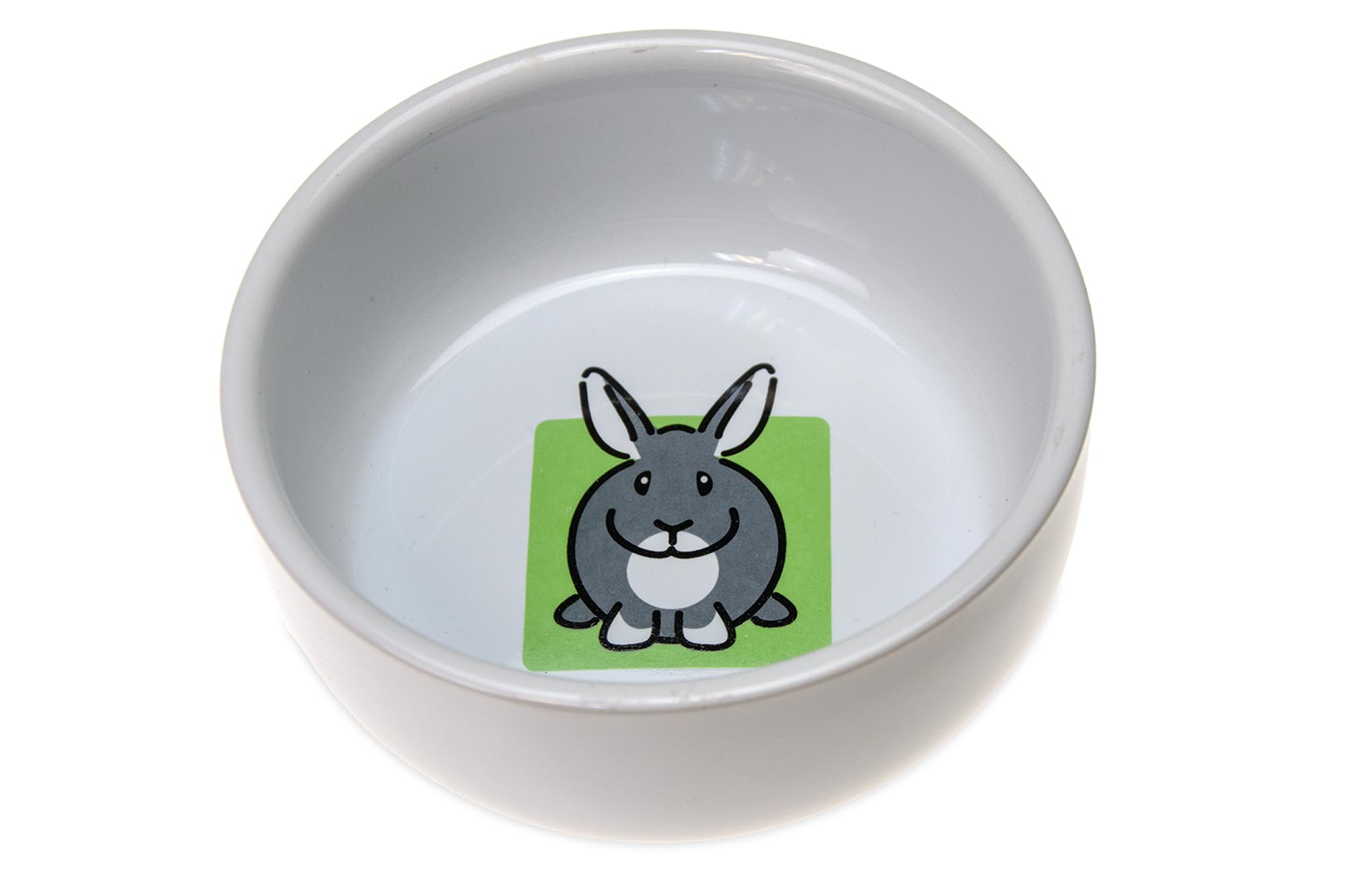karlie-kaninchennapf-keramik-wei-300-ml-11-cm-nagetiernapf image 1