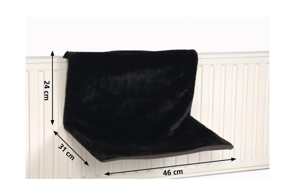 karlie-beeztees-sleepy-katzen-h-ngematte-f-r-heizk-rper-schwarz-46x31x24-cm image 2