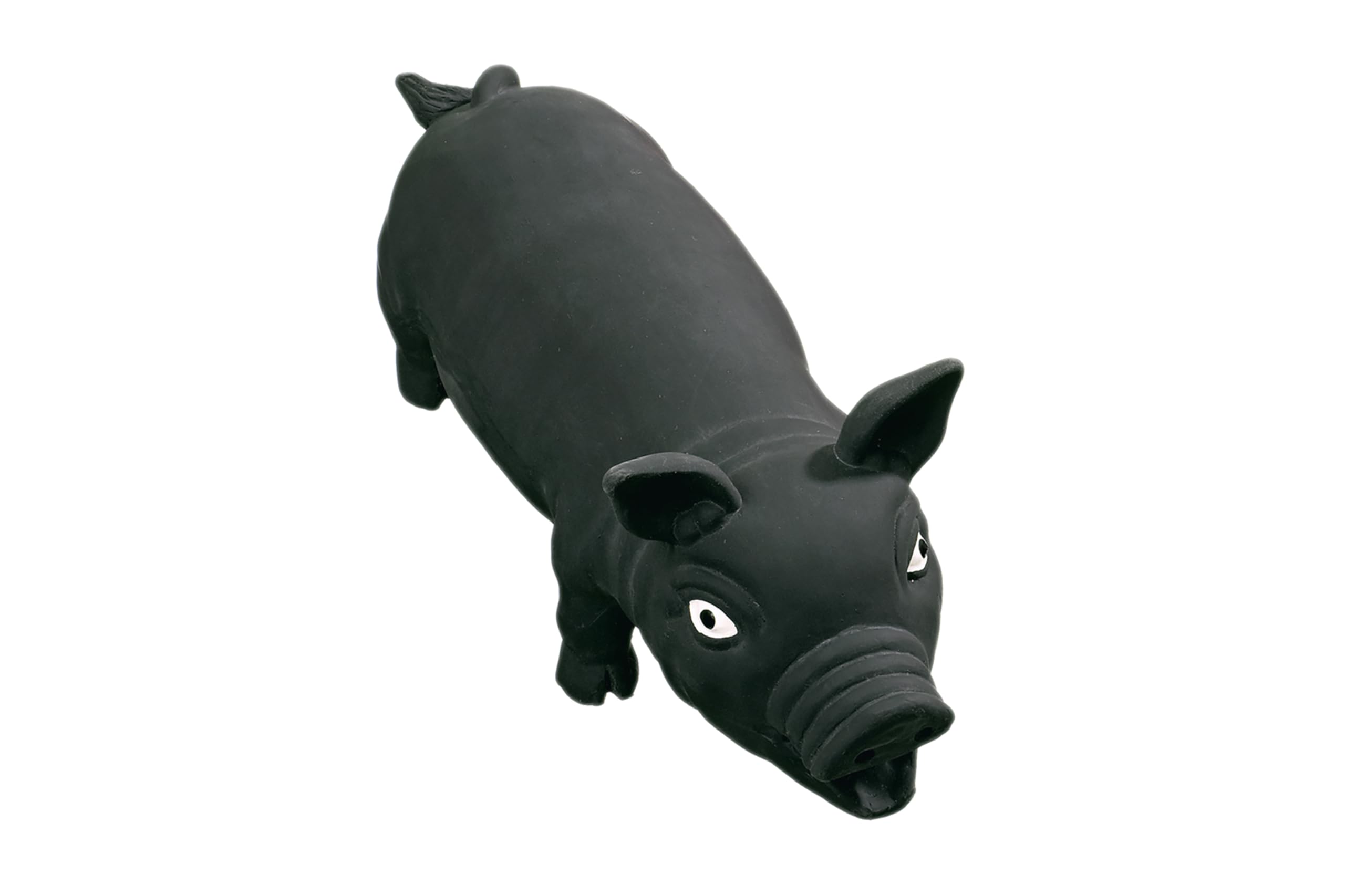 karlie-schwein-hundespielzeug-latex-schwarz-22x10x10-cm image 3
