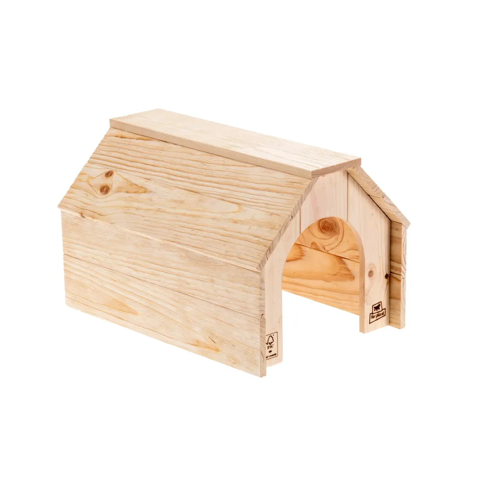 ferplast-hidda-l-kleintierhaus-aus-fsc-holz-39-x-28-x-h-25-cm image 1