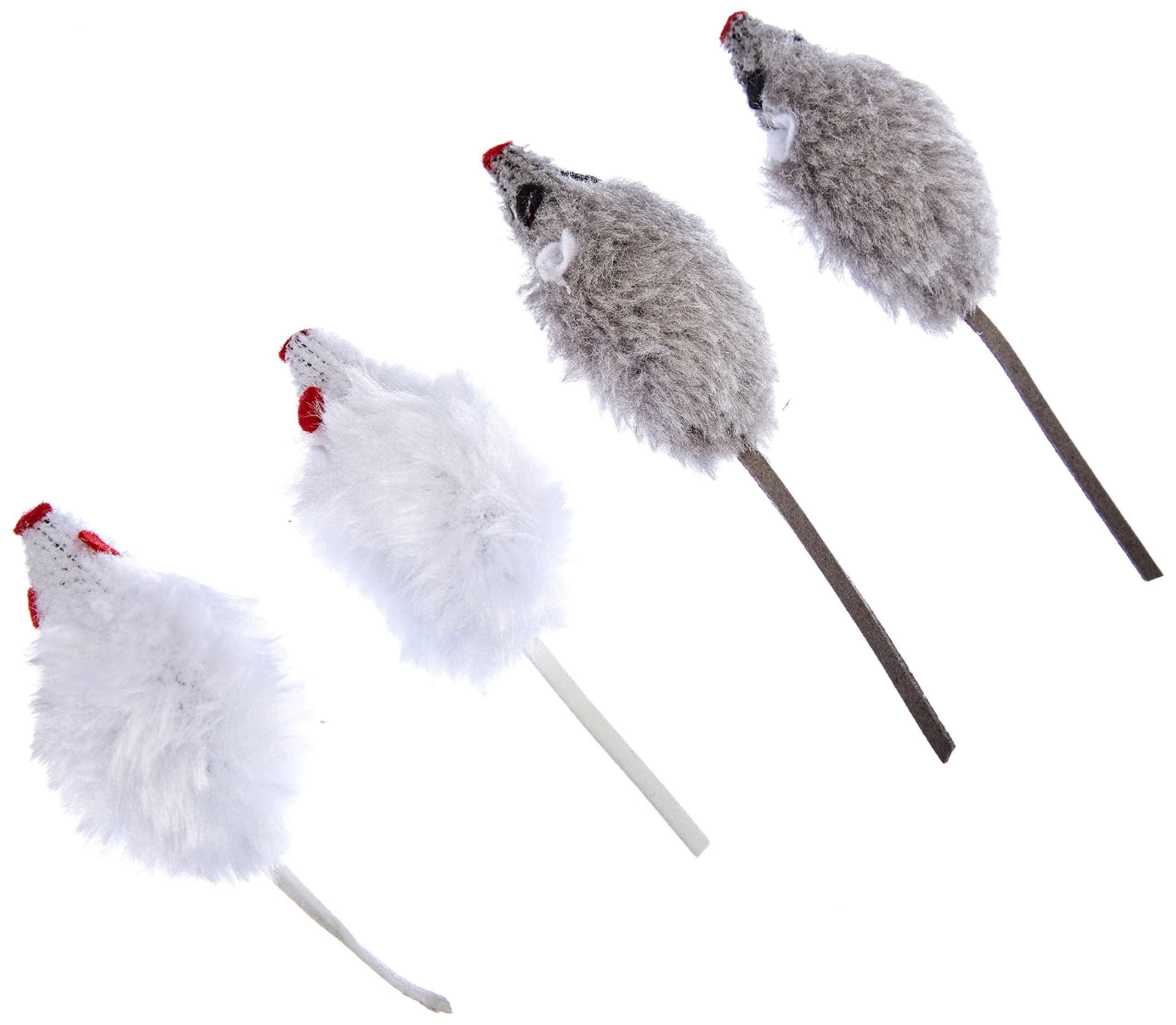 kerbl-pet-maus-grau-wei-katzenspielzeug-5-cm-4er-beutel image 1