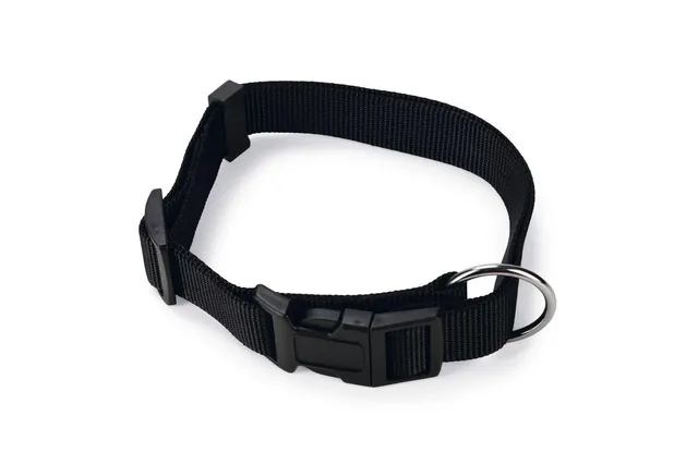 karlie-art-sportiv-basic-hundehalsband-nylon-schwarz-20-35-cm image 1