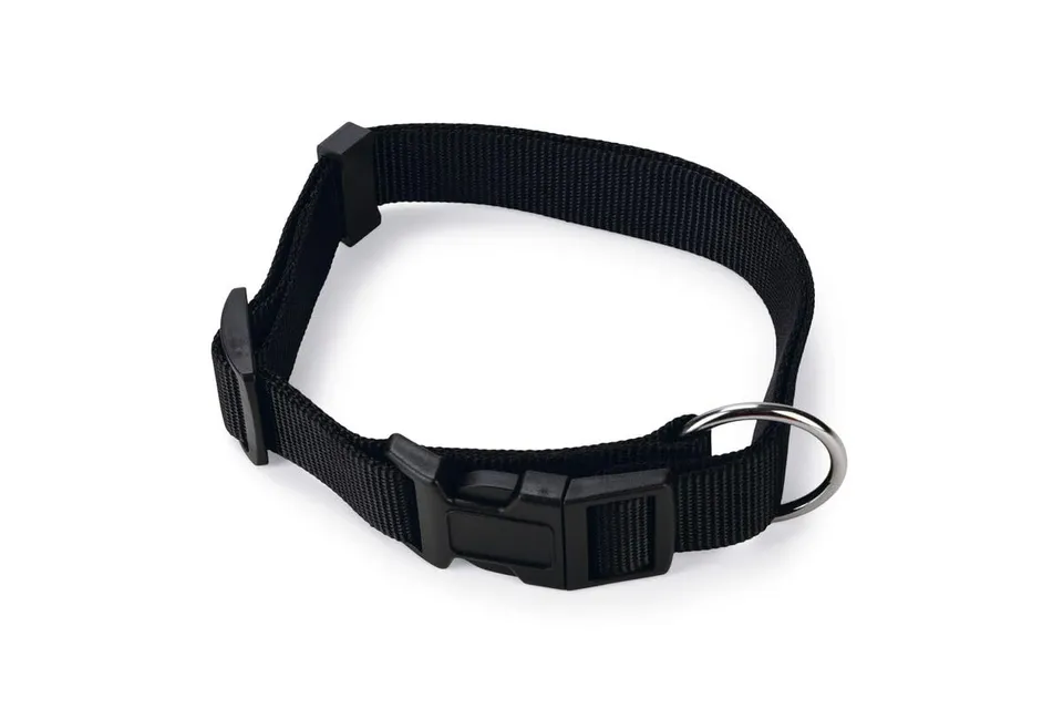 karlie-art-sportiv-basic-hundehalsband-nylon-schwarz-20-35-cm image 1