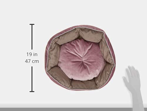 ferplast-queen-45-hundesofa-katzenbett-aus-samt-44-x-40-x-h-16-cm-rosa image 7