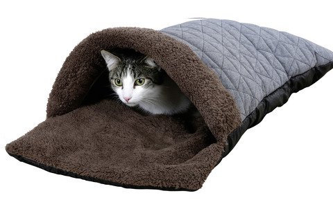 kerbl-pet-kuschelsack-thea-40x70x12-cm-braun-blau image 3