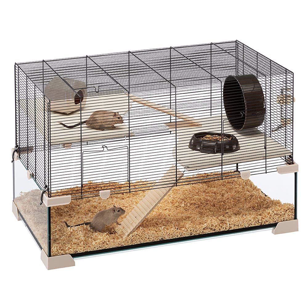 ferplast-karat-80-nagarium-hamster-und-m-useheim-glasbecken image 3
