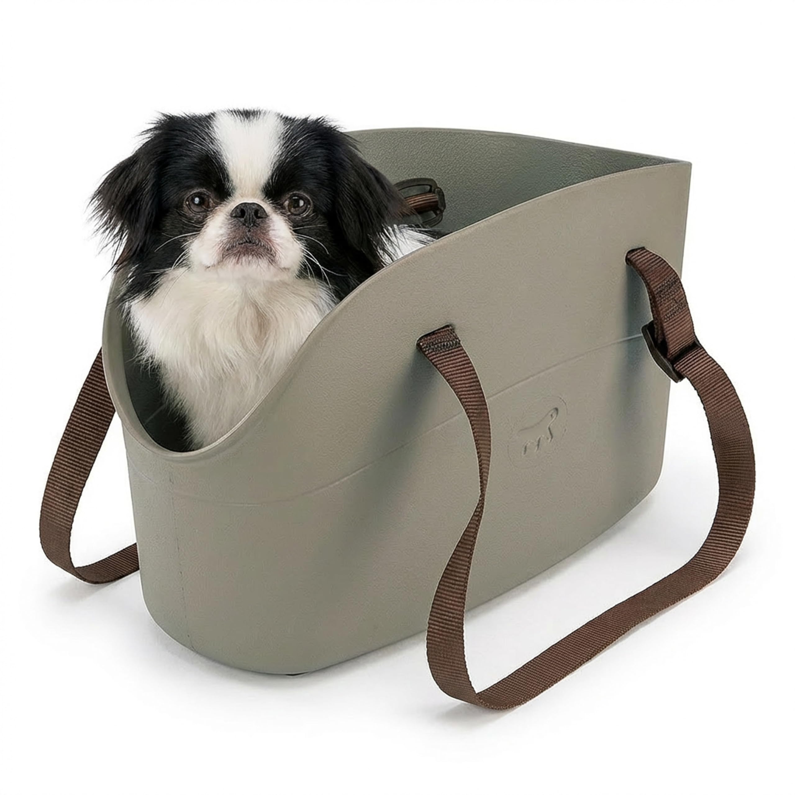 ferplast-with-me-small-hundetragetasche-14-x-35-x-h-22-cm-taupe-eva-bis-5-kg image 1