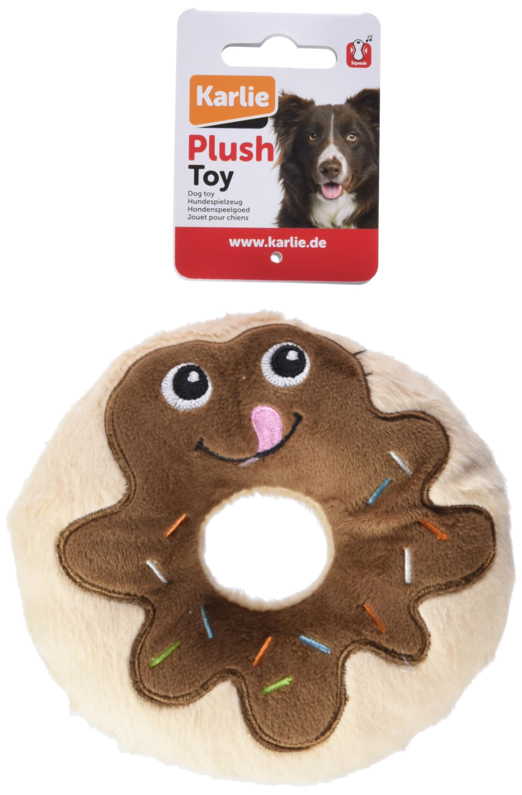 karlie-hundespielzeug-pl-sch-schoko-donut-l-14-cm-braun image 4