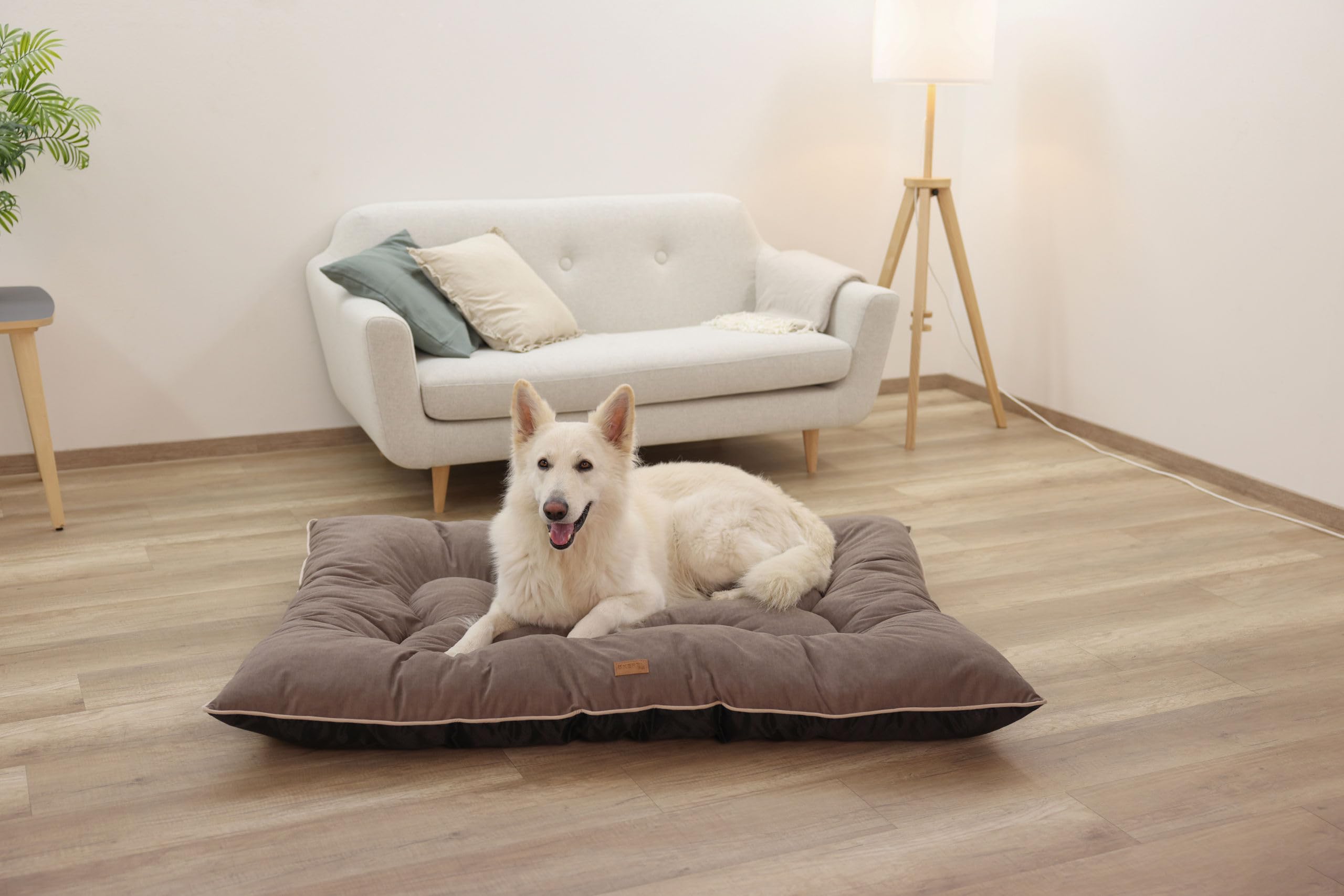 kerbl-pet-liegekissen-benno-braun-100-x-75-cm-chenille-stoff-f-r-gro-e-hunde image 6