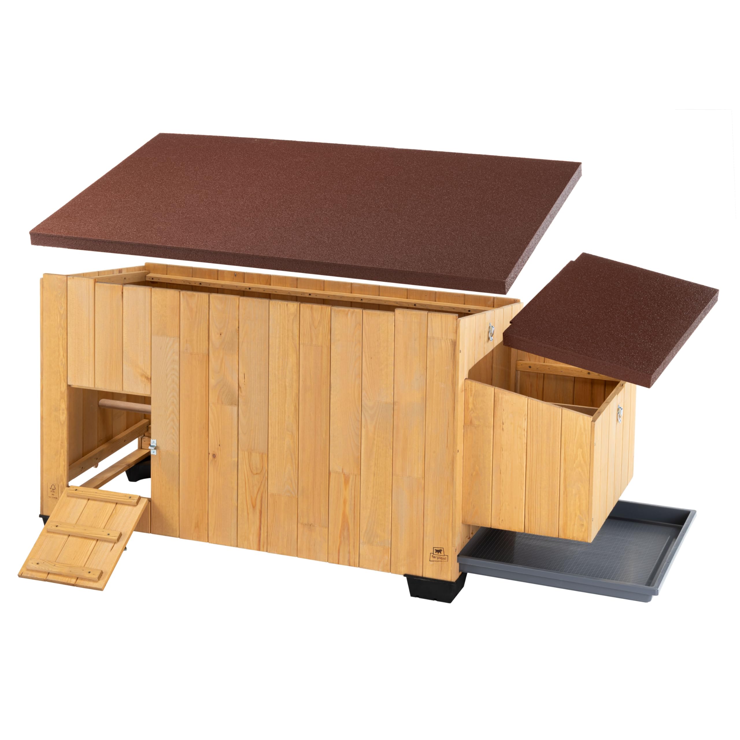 ferplast-kocca-120-h-hnerstall-aus-fsc-holz-f-r-bis-zu-6-h-hner-163-5-x-72-x-77- image 3