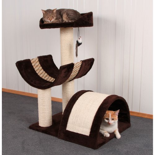 kerbl-pet-kratzbaum-safari-f-r-kleine-katzen-mit-liegebett image 4