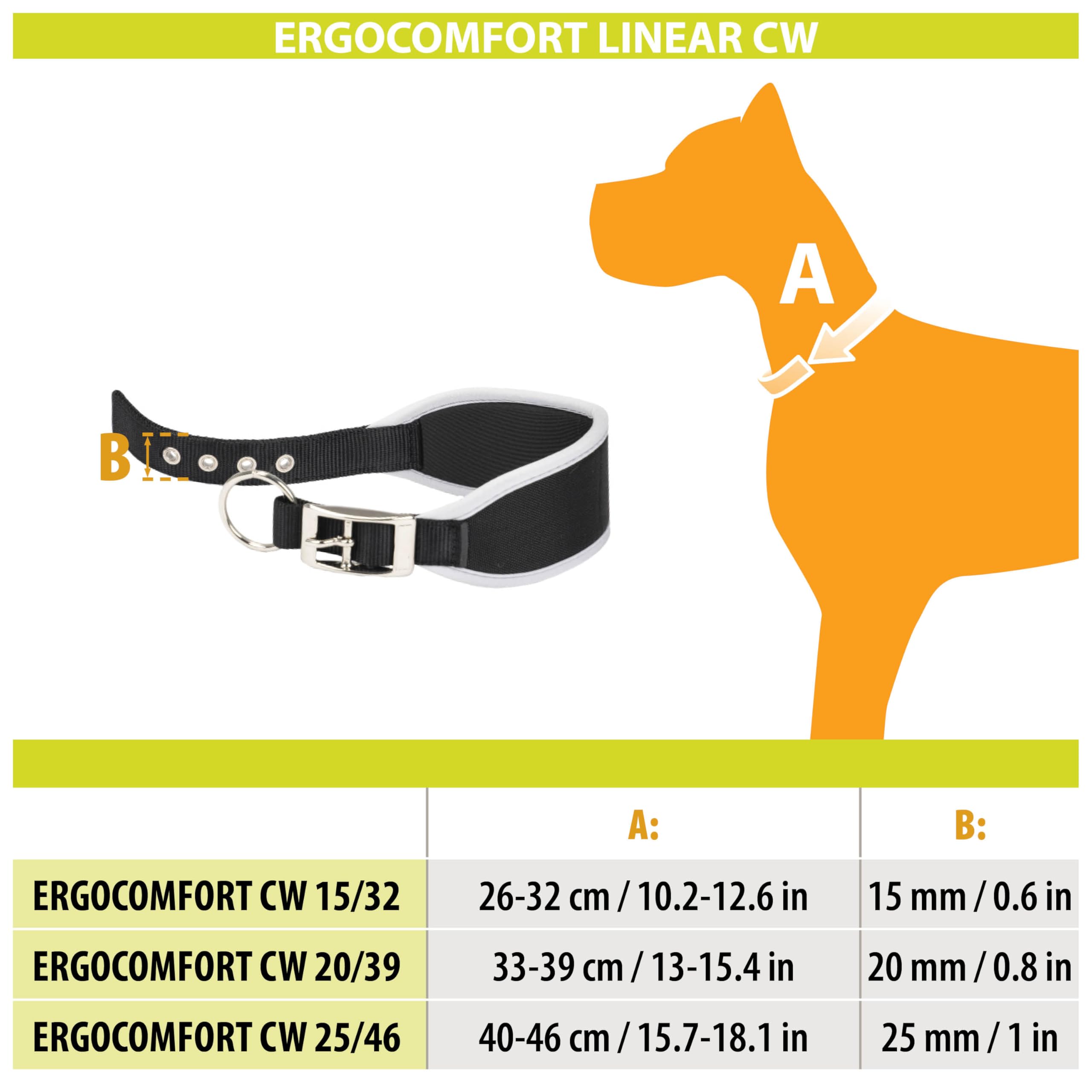 ferplast-ergocomfort-windhund-hundehalsband-cw15-32-nylon-mit-polsterung-silber- image 4