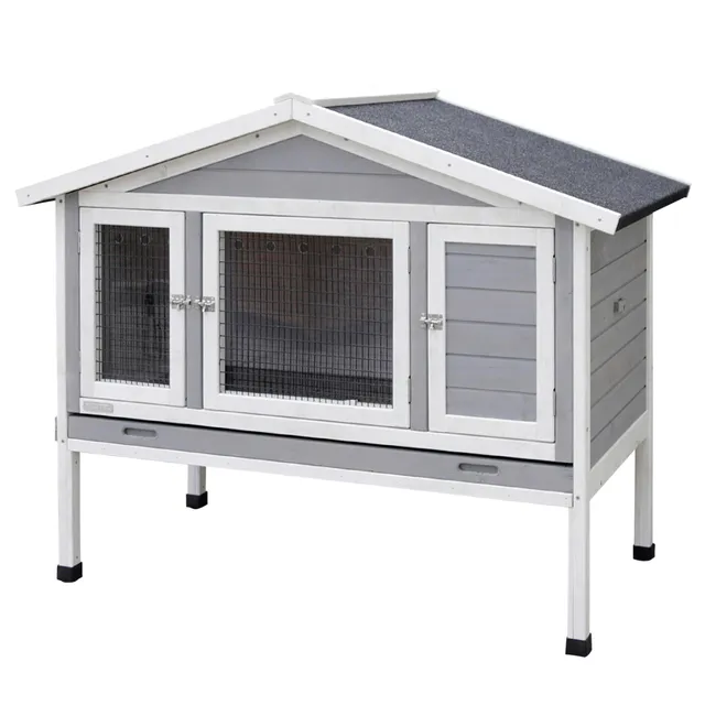 kerbl-pet-nagerstall-4-season-superior-kleintierstall-130x66x110cm-holz image 1