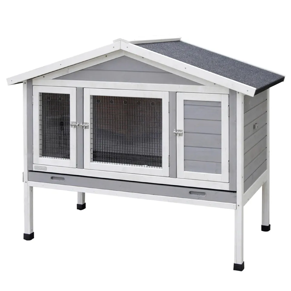 kerbl-pet-nagerstall-4-season-superior-kleintierstall-130x66x110cm-holz image 1